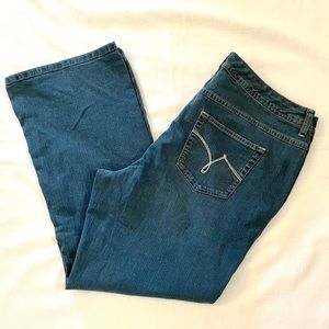 Just My Size Stretch Boot leg jeans, sz 20W SHORT